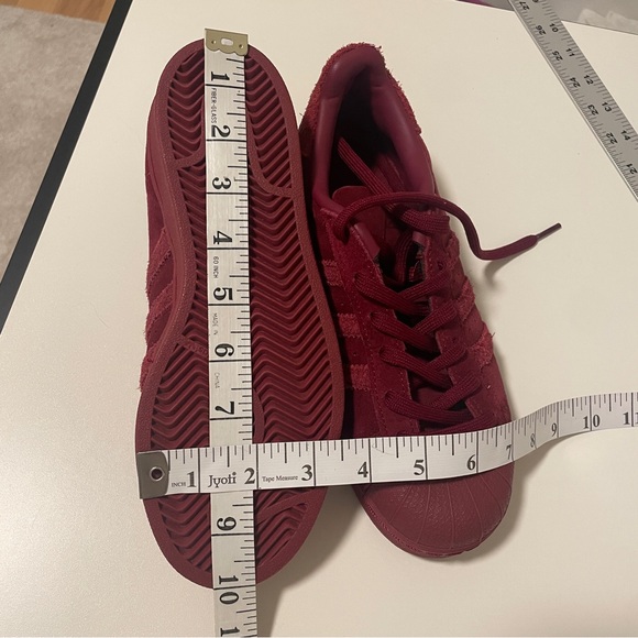 Adidas Superstar Unisex Maroon Youth Size 5 - Picture 6 of 6